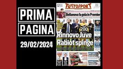 Prima pagina Tuttosport: Leao: “Rimango al Milan per amore e lealtà”