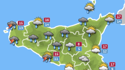 Meteo, Palermo: pioggia costante, le previsioni di domenica 5 dicembre
