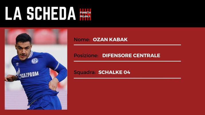 Ozan Kabak (difensore Schalke 04), obiettivo di calciomercato del Milan | AC Milan News (Getty Images) 
