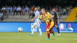 Alessio Cragno, portiere del Cagliari, questa stagione in prestito al Benevento, col quale ha