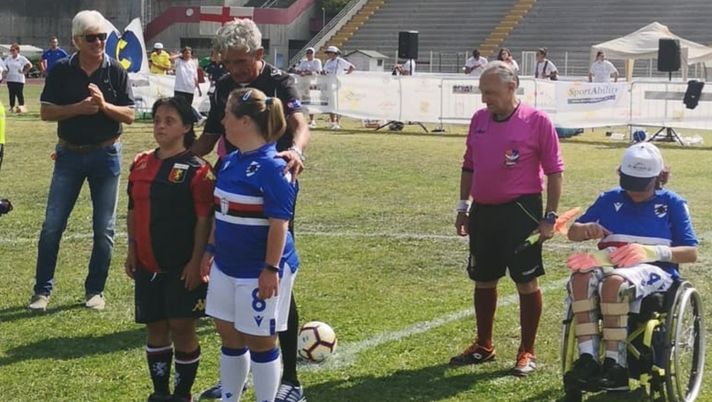 Sport ability, derby for Special: bravissime le ragazze di Genoa e Samp! Sport ability, derby for Special: bravissime le ragazze di Genoa e Samp!