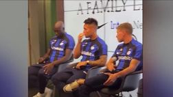 Inter, Barella sfotte Lautaro. Lukaku: “Domani sei morto” | VIDEO