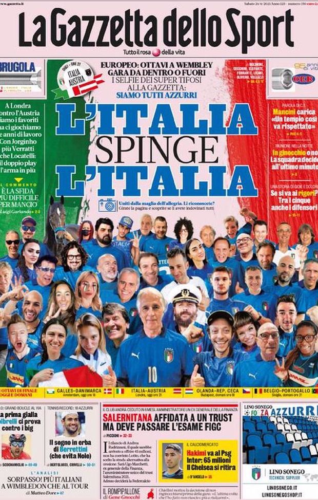 BUONGIORNO CITTACELESTE &#8211; LE PRIME PAGINE DEI PRINCIPALI QUOTIDIANI SPORTIVI &#8211; GUARDA 