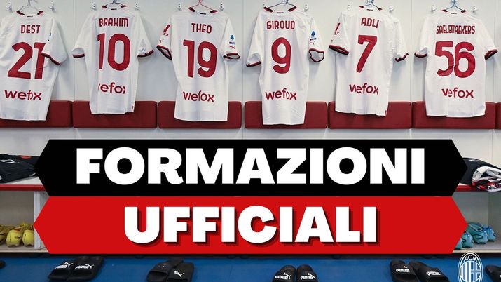 Formazioni ufficiali Salernitana-Milan Serie A 2022-2023