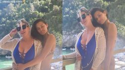 Wanda incantata da Capri e in posa come una diva, la ex di Balotelli: “Difficile trovare…”