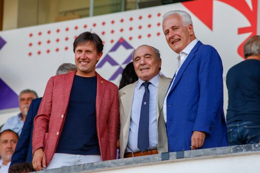 GERMOGLI PH: 14 AGOSTO 2022 FIRENZE STADIO ARTEMIO FRANCHI SERIE A FIORENTINA VS CREMONESE NELLA FOTO NARDELLA COMMISSO GIANI Nardella Commisso