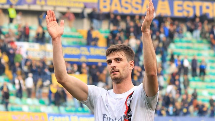 Matteo Gabbia AC Milan Verona-Milan 1-3 Serie A 2023-2024