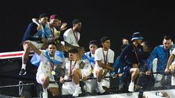 Lautaro Martinez, dopo la festa a Buenos Aires lo sbarco a Bahia