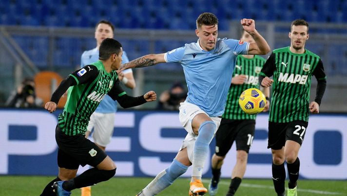 Milinkovic contro il Sassuolo