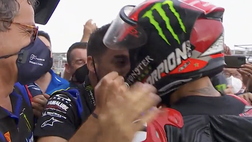 MotoGP Indonesia, cose mai viste: il podio dietro le quinte