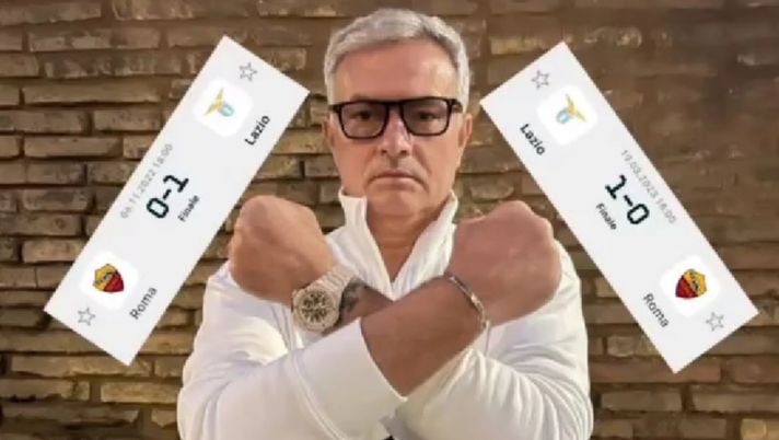 Il giallo…rosso degli ombrelli e le manette di Mou: meme del derby senza fine… - immagine 1