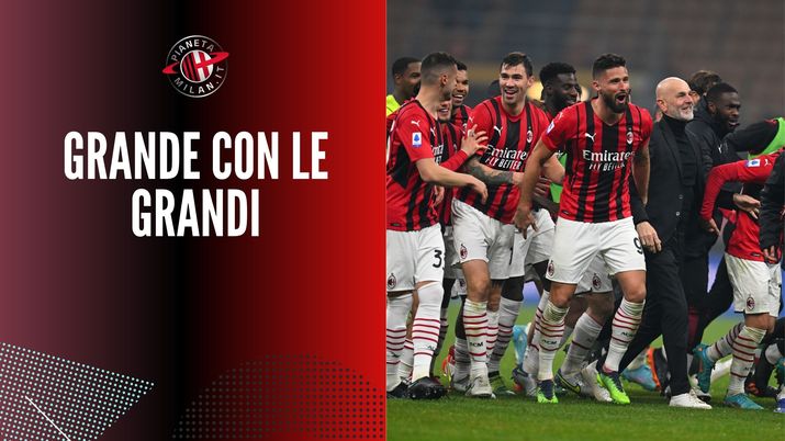 L'AC Milan continua a fare bene con le grandi: ventuno punti in dieci gare | (credits: Getty images) AC Milan