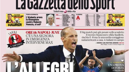 Prima Pagina, Gazzetta dello Sport: “L’Allegri chirurgo. Un colosso da Inter”