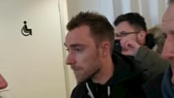 FCIN1908 – Eriksen ha lasciato la sede dell’Inter ed è diretto ad Appiano Gentile