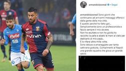 Izzo deluso dai napoletani: “Mi arrivano messaggi offensivi solo perché ho segnato. Vi spiego” |FOTO