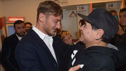 Totti: “Diego straordinario dentro e fuori dal campo. Fu il primo a chiamarmi quando…”