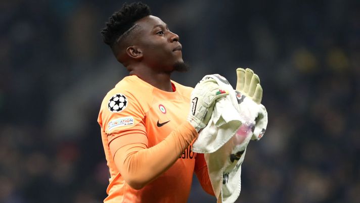 MILAN, ITALY - FEBRUARY 22: Andre Onana of FC Internazionale looks on during the UEFA Champions League round of 16 leg one match between FC Internazionale and FC Porto at San Siro Stadium on February 22, 2023 in Milan, Italy. (Photo by Marco Luzzani/Getty Images) MERCATO – Dia, Lukaku, Frattesi, Pulisic, Bonucci, Tameze e cosa filtra su Onana-United - immagine 1