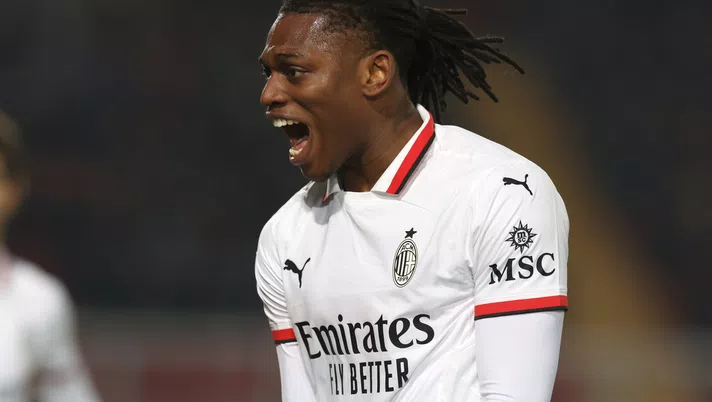 Rafael Leao AC Milan Lecce-Milan 2-3 Serie A 2024-2025