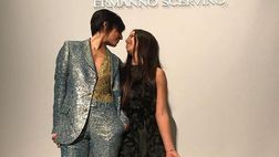 Anche Ambra Angiolini alla Milano Fashion Week: lady Allegri alla sfilata con la figlia