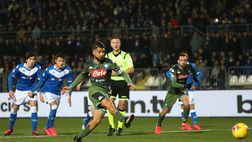 Anticipo, il Napoli vince a Brescia