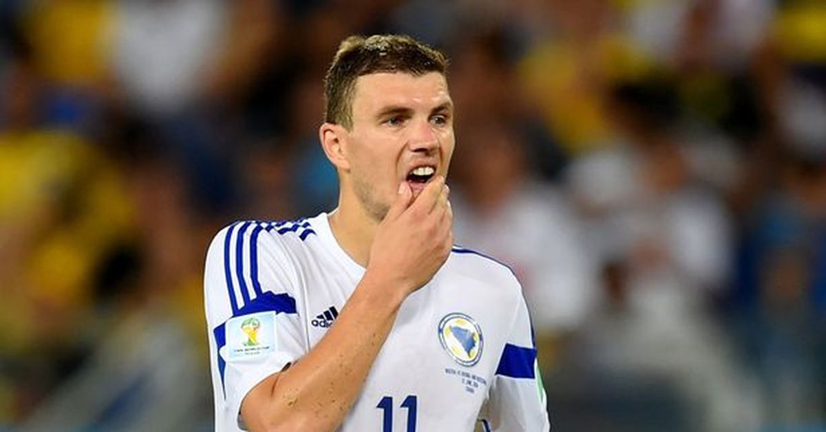 Grecia-Bosnia, Dzeko: “Non so perché sono stato espulso. Li aspetto a