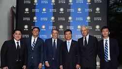 Zhang Jindong e Thohir a pranzo con Moratti