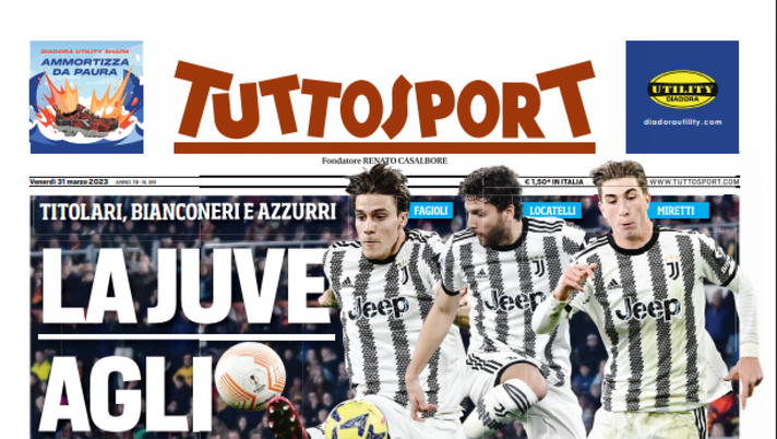 EDICOLA / TS: La Juve agli juventini. Allegri vara un centrocampo… - immagine 1
