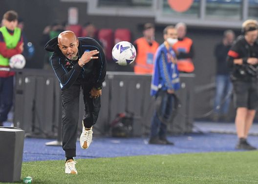 (Photo by SSC NAPOLI/SSC NAPOLI via Getty Images) spalletti napoli