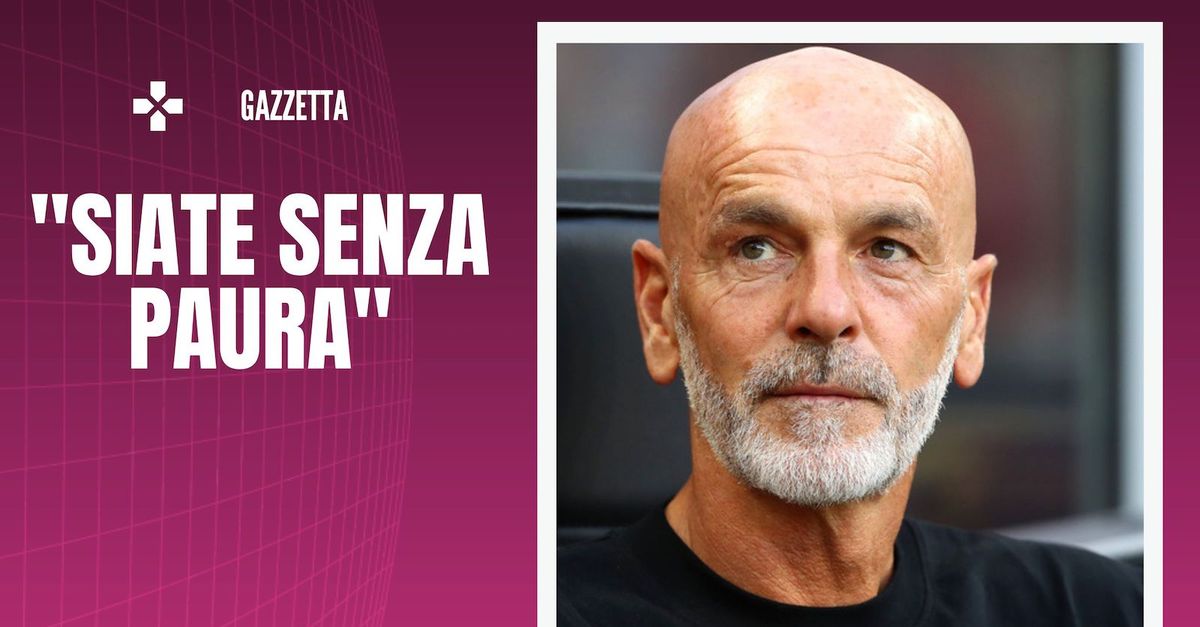 Pioli, una frase motivazionale per il suo Milan nel tunnel di San Siro Pioli, una frase motivazionale per il suo Milan nel tunnel di San Siro