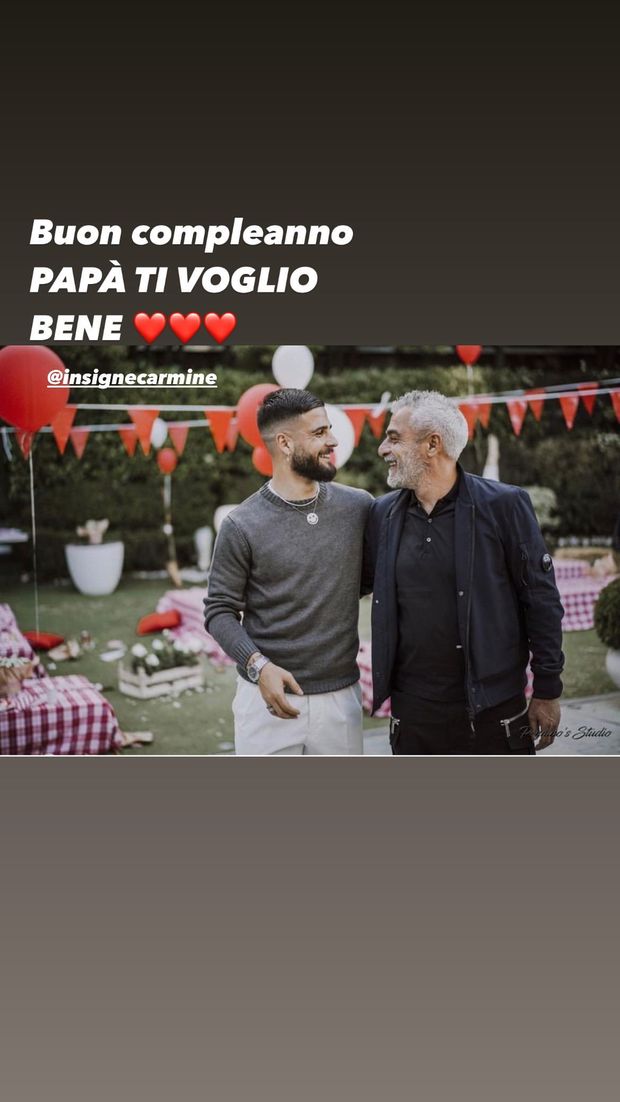 FOTO Insigne festeggia sui social il compleanno di papà Carmine- immagine 2