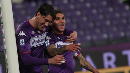 GERMOGLI PH: 17 GENNAIO 2022 FIRENZE STADIO ARTEMIO FRANCHI CAMPIONATO SERIE A TIM 2021/2022 FIORENTINA VS GENOA NELLA FOTO ESULTANZA GOL TORREIRA