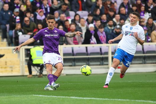 GERMOGLI PH: 19 FEBBRAIO 2023 FIRENZE STADIO ARTEMIO FRANCHI PARTITA CAMPIONATO SERIE A 2022 2023 FIORENTINA VS EMPOLI LUCAS MARTINEZ QUARTA © FOTOCRONACHE GERMOGLI L’attacco piange, ma la difesa non ride: la Fiorentina cerca il suo muro- immagine 2