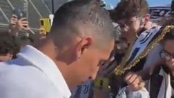 Di Maria al JMedical: tifosi della Juventus in delirio (VIDEO)