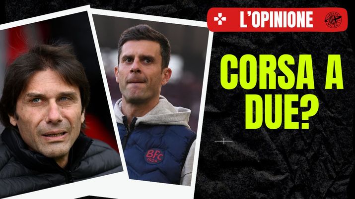 Antonio Conte e Thiago Motta, da cui potrebbe uscire il prossimo allenatore del Milan (getty images)