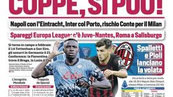 EDICOLA / CdS: Coppe, si può: Nyon sorride. Inter col Porto. Milan pesca male