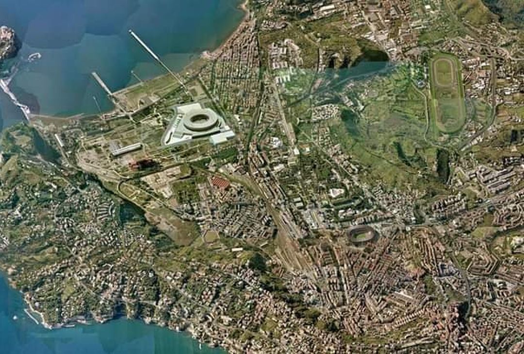 La pagina World Stadium ha simulato con delle foto il progetto del possibile nuovo stadio del Napoli a Bagnoli.