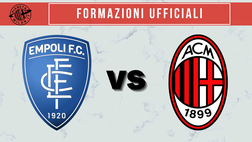 Formazioni ufficiali Empoli-Milan: Kessie trequartista al posto di Diaz