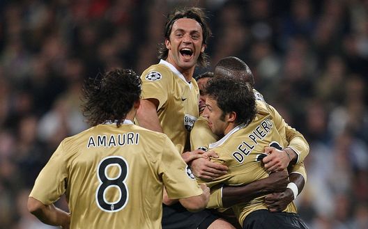 Con Del Piero al Bernabéu il 5 novembre 2008...  