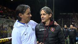 Inzaghi, niente derby con Filippo. Simone proverà a “vendicarlo” con l’amico Liverani