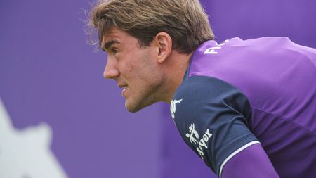 GERMOGLI PH: 19 LUGLIO 2021 MOENA TR RITIRO ESTIVO DELLA FIORENTINA CALCIO ALLENAMENTO MATTINA NELLA FOTO VLAHOVIC GERMOGLI PH: 19 LUGLIO 2021 MOENA TR RITIRO ESTIVO DELLA FIORENTINA CALCIO ALLENAMENTO MATTINA NELLA FOTO VLAHOVIC