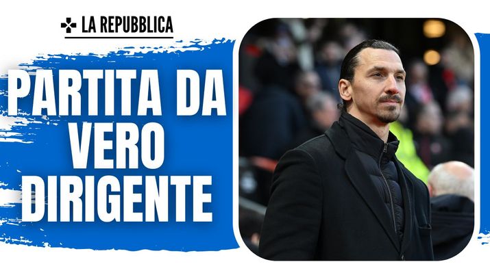 Zlatan Ibrahimovic AC Milan Rennes-Milan 3-2 Europa League 2023-2024