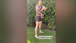 VIDEO / Bastoni, allenamento dolcissimo: squat con la figlia