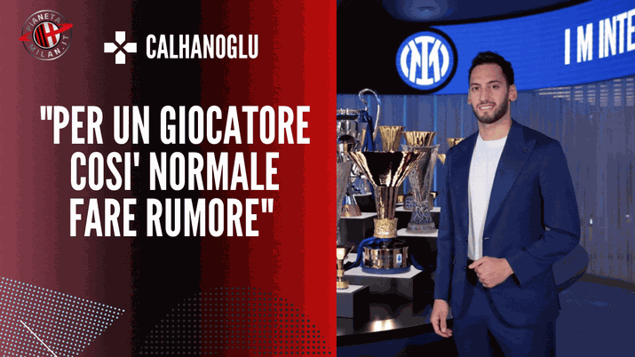 Hakan Calhanoglu, ex trequartista del Milan, ora  all'Inter (Getty Images) 