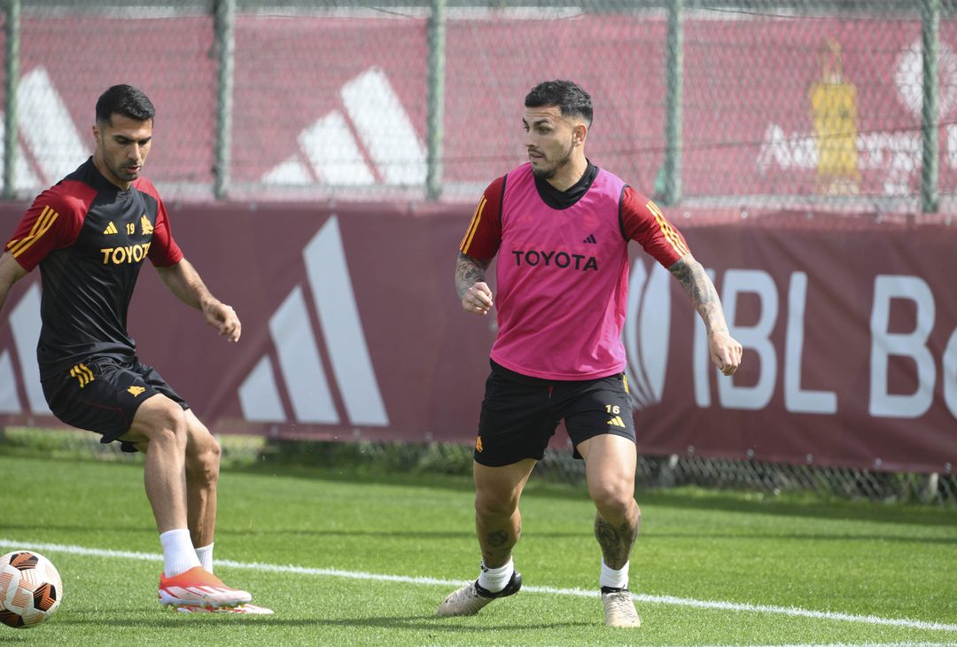 Roma, l’allenamento a due giorni dal Milan – FOTOGALLERY - immagine 17