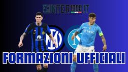 Inter-Napoli, le formazioni UFFICIALI: ci sono Pavard e Acerbi, Darmian a destra. ThuLa davanti