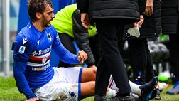Sampdoria, striscione dei tifosi per Gabbiadini: “Torna presto. Forza Manolo”