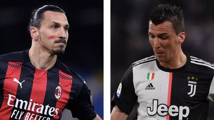 Zlatan Ibrahimovic e Mario Mandzukic, attaccanti del Milan | AC Milan News (Getty Images)