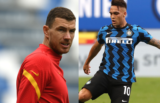 Dzeko e Lautaro Dzeko e Lautaro