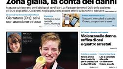 Prima Pagina, Giornale di Sicilia: “ Palermo, Filippi dà la carica”