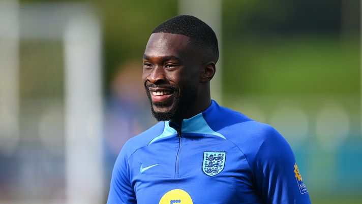 Fikayo Tomori (difensore AC Milan), qui in allenamento con l'Inghilterra | Milan News (Getty Images) Fikayo Tomori AC Milan Inghilterra